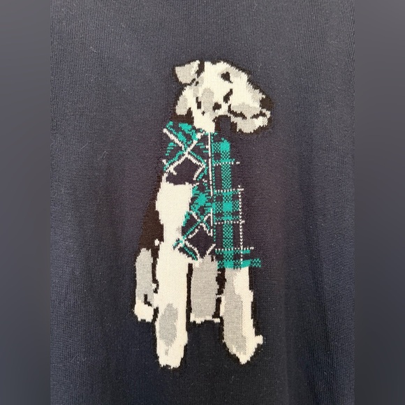 Tommy Hilfiger Dog Sweater Plaid Terrier Holiday Knit Crewneck XLarge - Picture 3 of 9